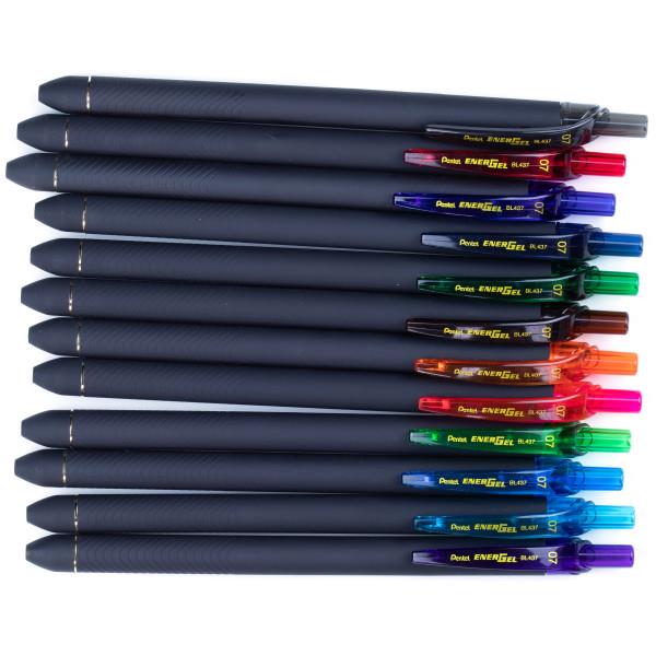 Ricambio Energel Pentel - punta conica 0,7 mm - nero - conf. 12 - LR7 Ricambio Energel Pentel - punta conica 0,7 mm - nero - conf. 12 - LR7