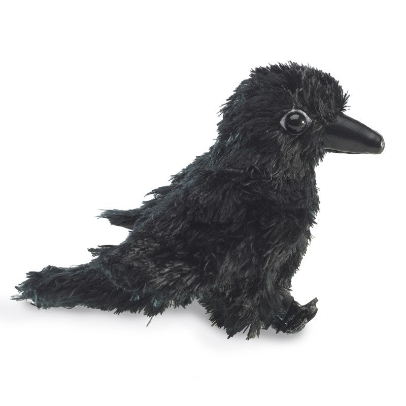 Folkmanis Finger Puppet - Raven – Midoco Art & Office Supplies