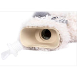 Cozywear Shearling Polar Bear Hot Water Bottle & Eye Mask Set