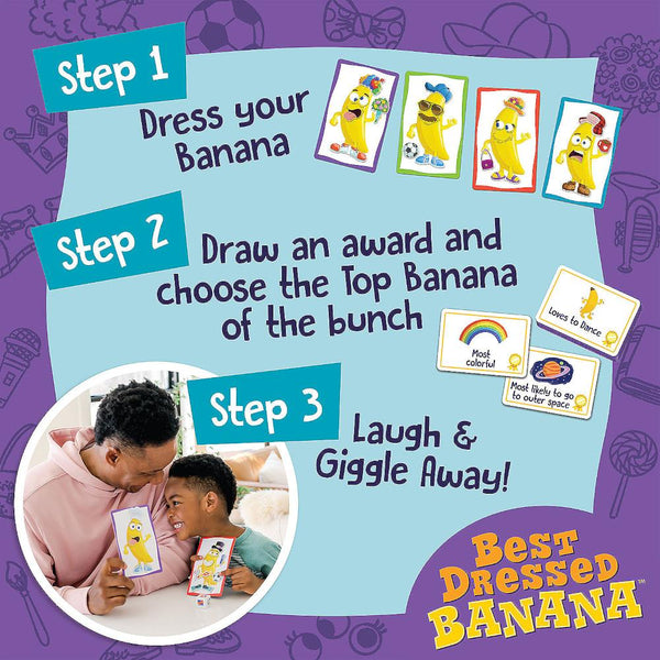 Peaceable Kingdom Cooperative Game - Best Dressed Banana