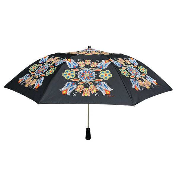Oscardo Collapsible Umbrella - Deb Malcolm: Silver Threads