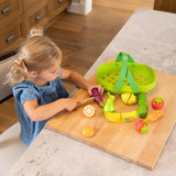 Fat Brain Toy Co. Pretendables Playset - Fruit & Veggie Basket
