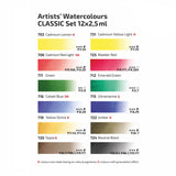 ROSA Gallery Watercolour Pan Set - Classic 12
