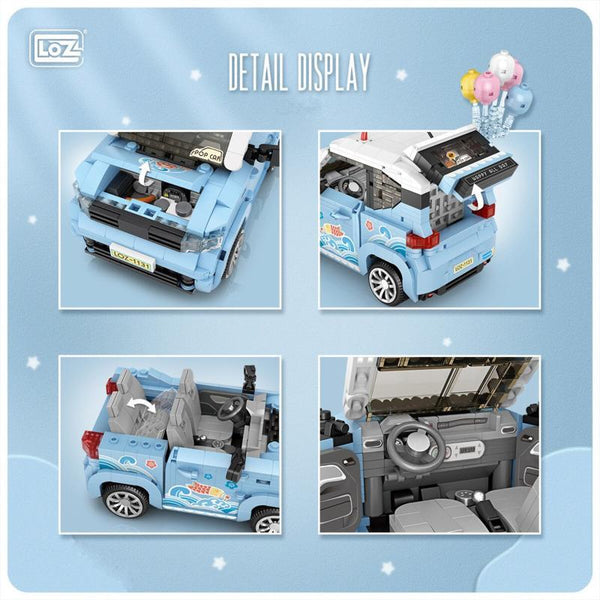 LOZ Mini Block Kit - Blue Mini Car