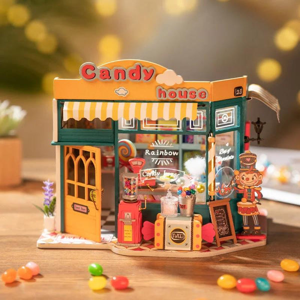 Robotime Rolife DIY Mini Model Kit - Rainbow Candy House