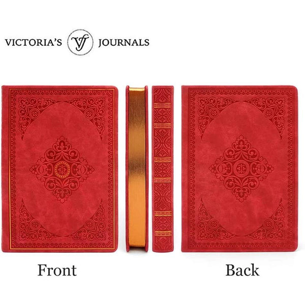 Victoria's Journals Classic Style Diary - Red