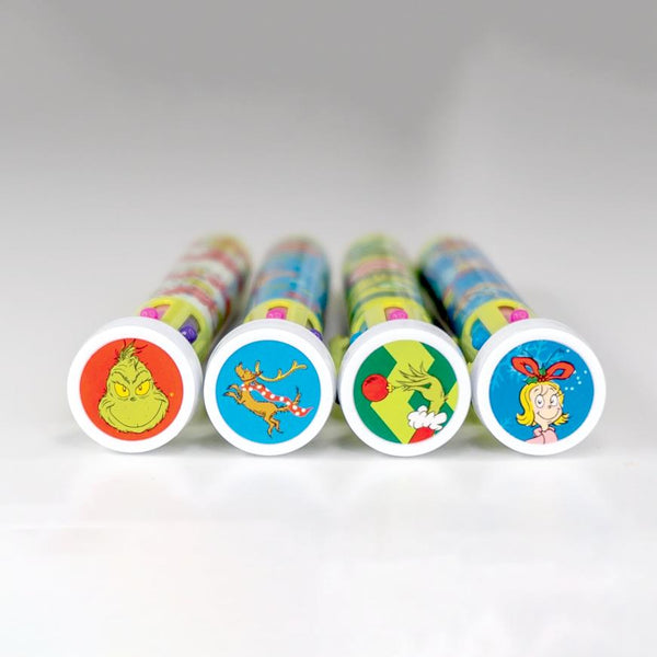 Geddes Dr. Seuss The Grinch 6-Colour Pen & Stamper 2pk, Assorted