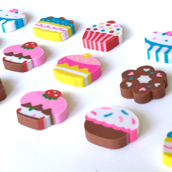 Snifty Scented Mini Erasers 7pk - Sweet Cakes