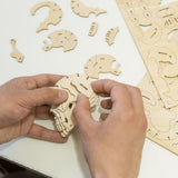 Kikkerland 3D Wood Puzzle - Skull
