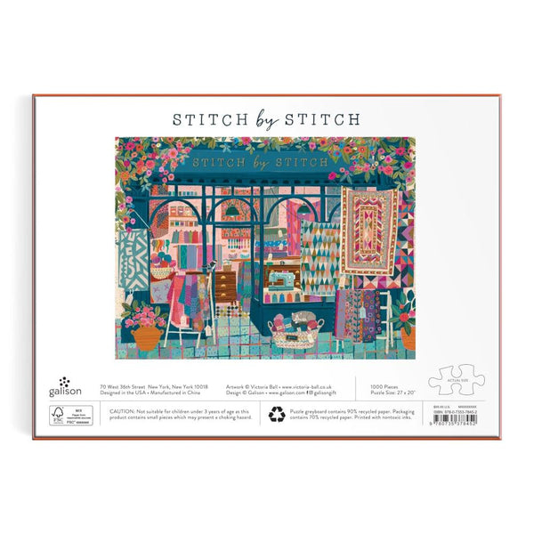 Galison 1000pc Puzzle - Stitch by Stitch