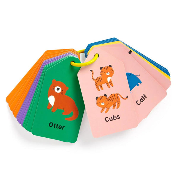 Mudpuppy Ring Flash Cards - Baby Animals