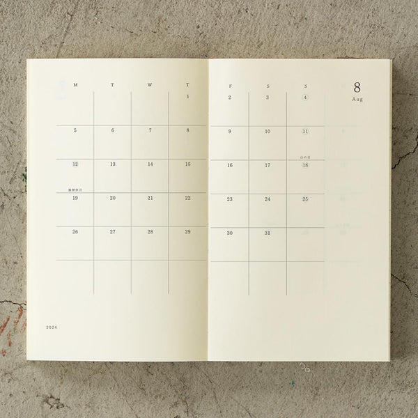 Midori 2024 B6 Notebook Diary
