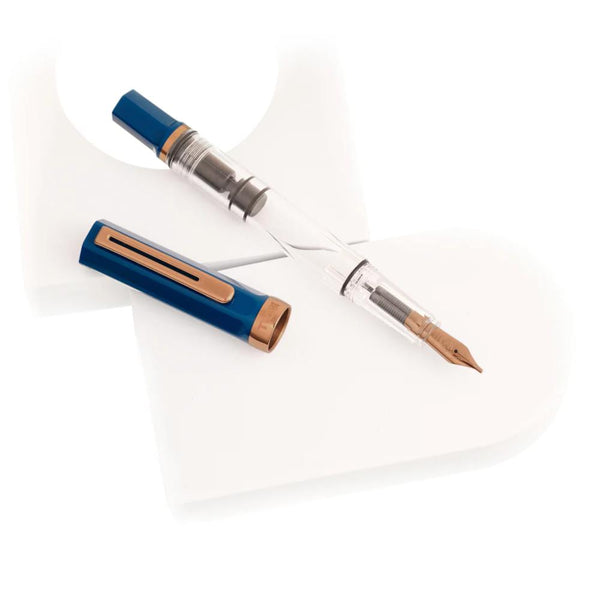 TWSBI Eco Indigo Blue & Bronze Fountain Pen, Medium