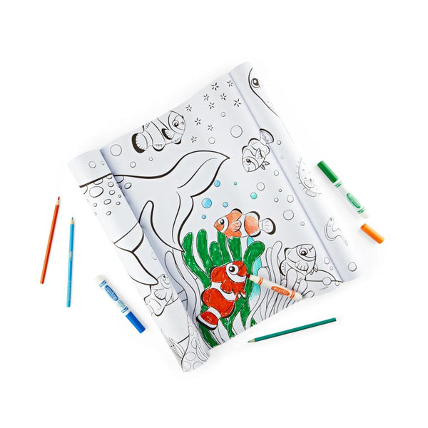 Crayola Giant Colouring Roll - Deep Sea Friends