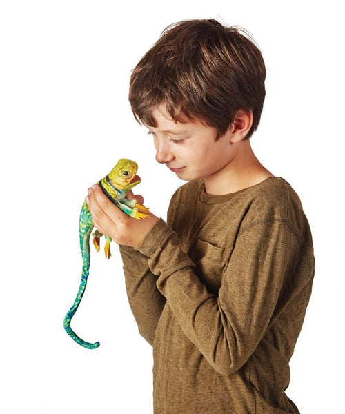 Folkmanis Finger Puppet - Collared Lizard