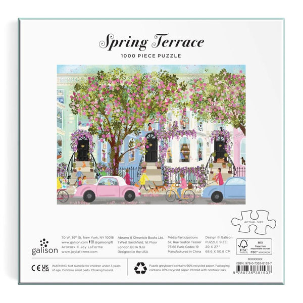 Galison 1000pc Puzzle - Joy Laforme Spring Terrace