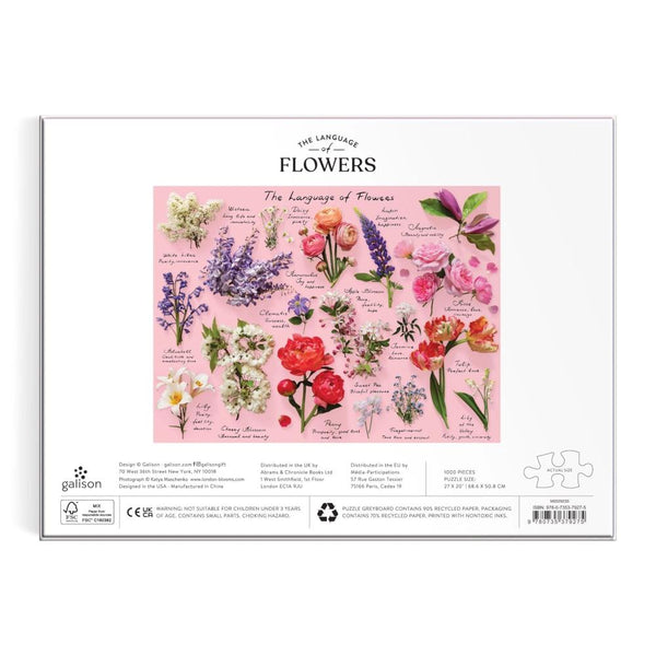 Galison 1000pc Puzzle - Language of Flowers