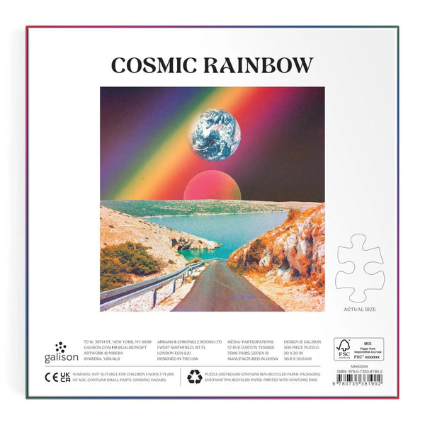 Galison 500pc Puzzle - Cosmic Rainbow