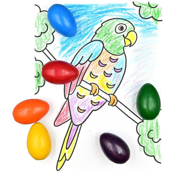 Peter Pauper Press Studio Series Jr Beeswax Egg-Shaped Crayons