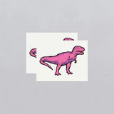 Tattly Temporary Tattoos 2pk - Pink T-Rex