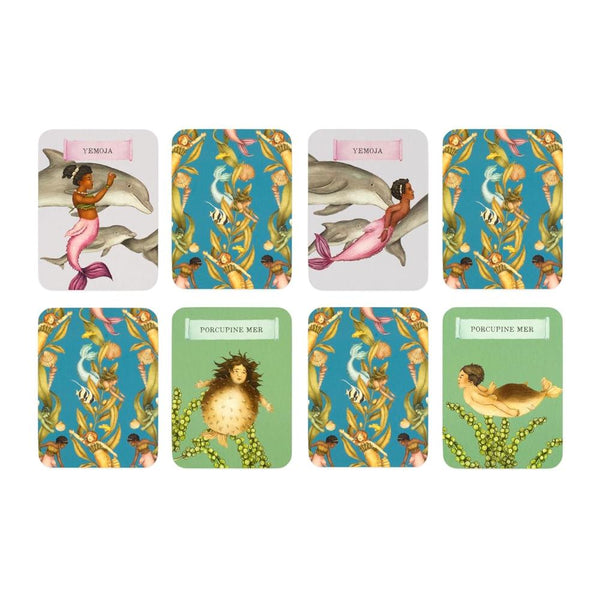Match the Mermaids Memory Game by Jessica Roux & Emily Hawkins