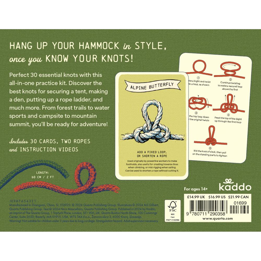 Know Your Knots Kit by Nico Mascellaro – Midoco Art & Office Supplies