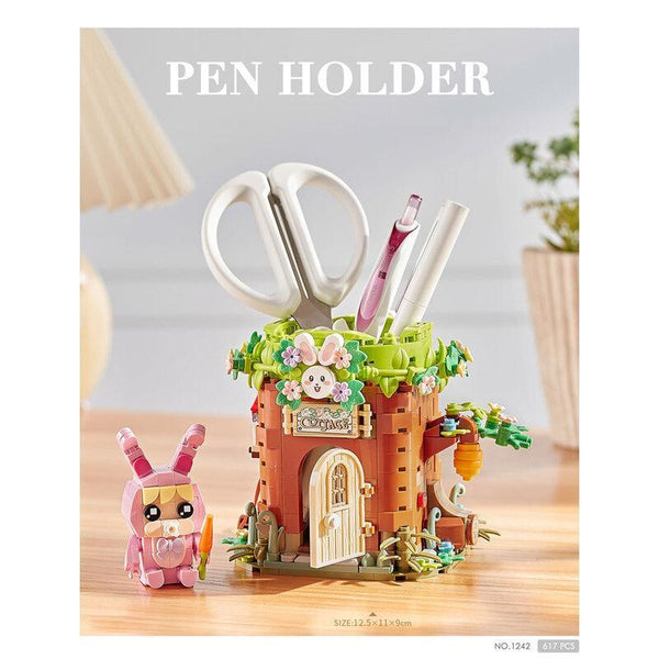 LOZ Mini Block Kit Pen Holder - Bunny House