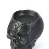 Ghostly Ghouls Ceramic Skull Tealight Holder
