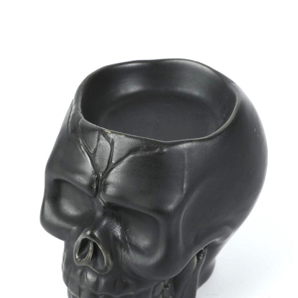 Ghostly Ghouls Ceramic Skull Tealight Holder