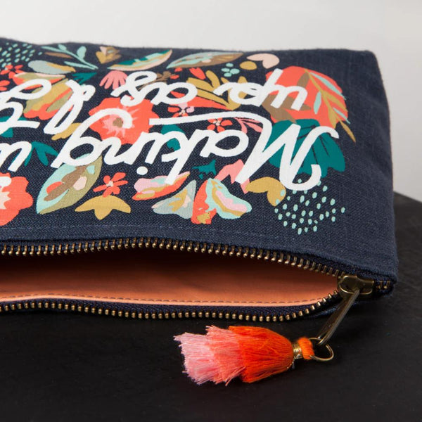 Danica Small Zipper Pouch - Superbloom