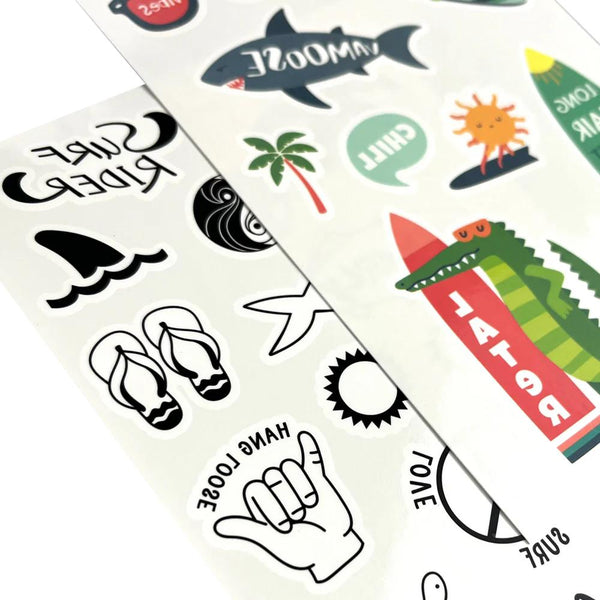 Ooly Tattoo-Palooza Temporary Tattoos Mini Pack - Beach Days