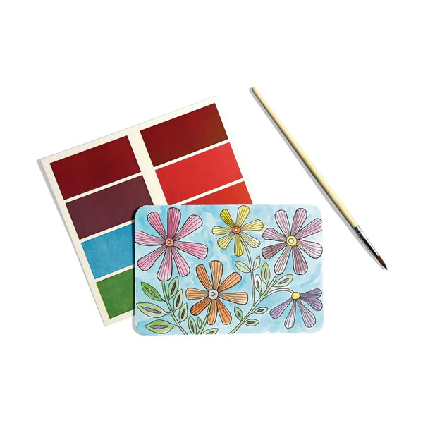 Ooly Scenic Hues DIY Watercolor Art Kit - Flowers & Gardens