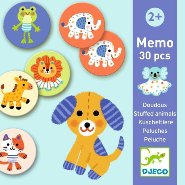 Djeco Memo Game - Stuffed Animals