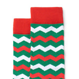 Little Blue House Men's Beer Can Socks - Jingle All The Way