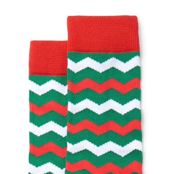 Little Blue House Men's Beer Can Socks - Jingle All The Way