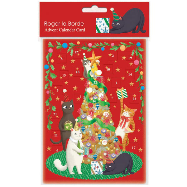 Roger la Borde Advent Calendar Card - Miaow Factor