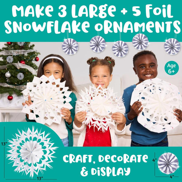 Creativity for Kids Make Your Own Snowflake Ornaments