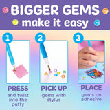 Creativity for Kids Bubble Gems Backpack Keychains