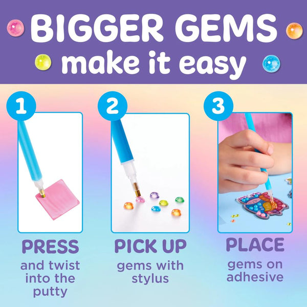 Creativity for Kids Bubble Gems Backpack Keychains