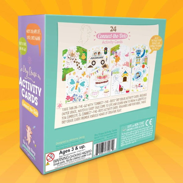 The Piggy Story Dry Erase Activity Cards - Connect The Dots