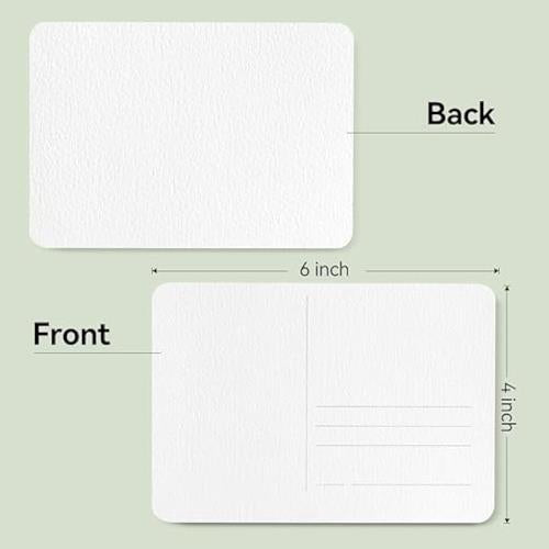 Potentate Watercolour Postcards 24pk, Rectangular