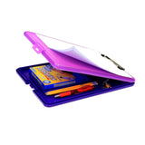 Bazic Translucent Clipboard Storage Case, Assorted