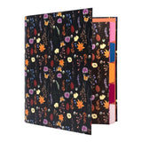 Pukka Pads Rollbound 3-Ring Binder - Bloom, Black