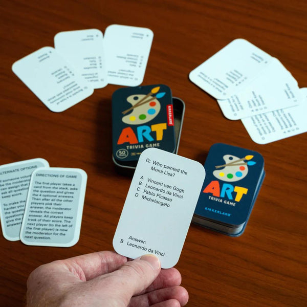Kikkerland Trivia Game - Art