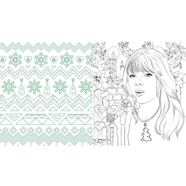 Chartwell Books Unofficial Taylor Swift Christmas Coloring Book