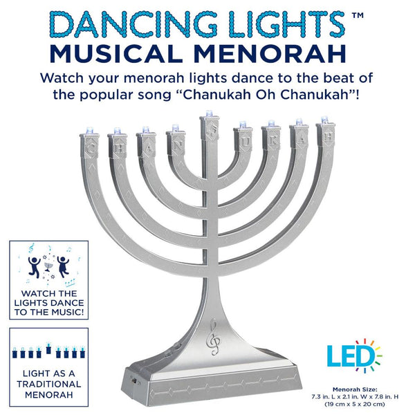 Rite Lite Dancing Lights Musical LED Electric Menorah