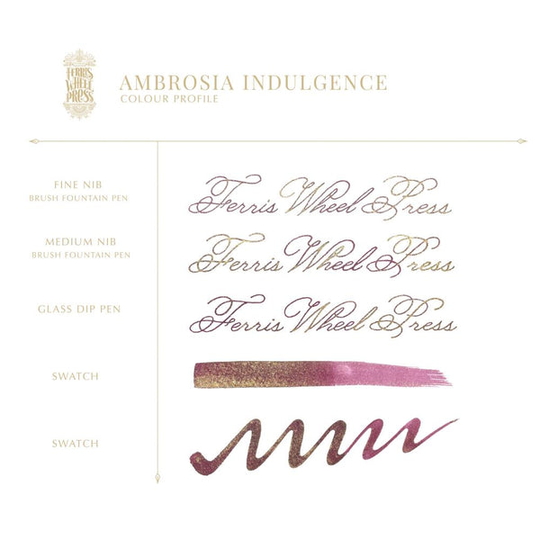 Ferris Wheel Press Bottled Ink - 20ml Ambrosia Indulgence
