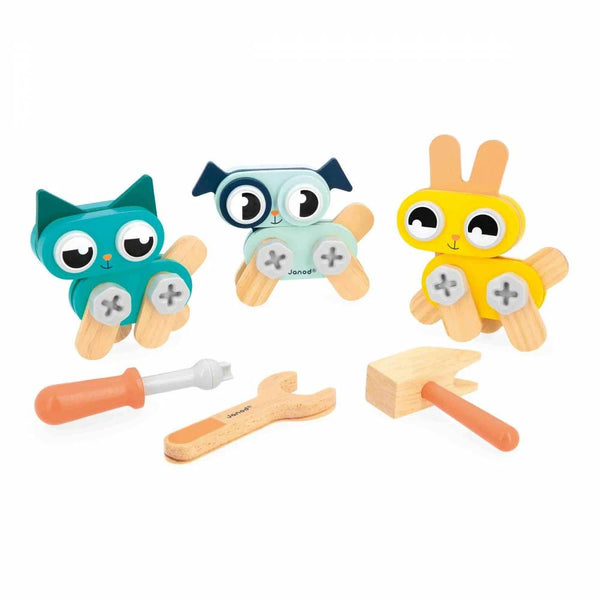 Janod Brico'Kids DIY Wooden Pets Building Kit