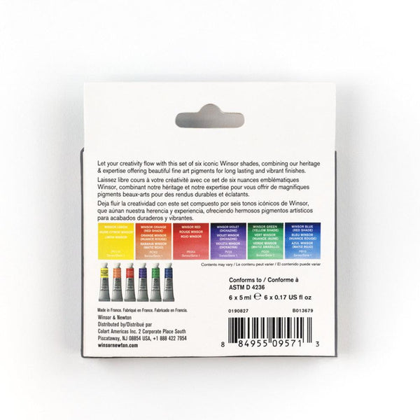 Winsor & Newton Professional Watercolour 6x5ml Winsor Colours Set