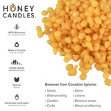 Honey Candles 250g Natural Beeswax Pastilles